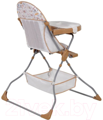 Стульчик для кормления Polini Kids Hello Baby 252. Единорог (макиато)