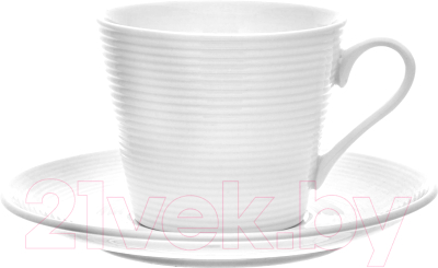 Чашка с блюдцем Maku Kitchen Life 270543
