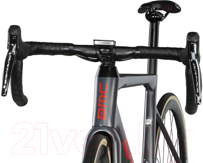 Велосипед BMC Teammachine SLR01 Disc One Dura Ace Di2 2019 / SLR01DiscOne (58, серый/красный/карбон)