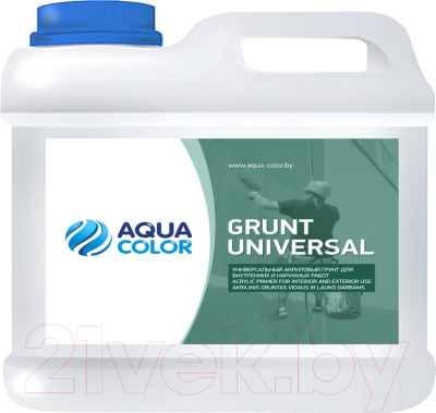 Грунтовка AquaColor Grunt Universal (5л)