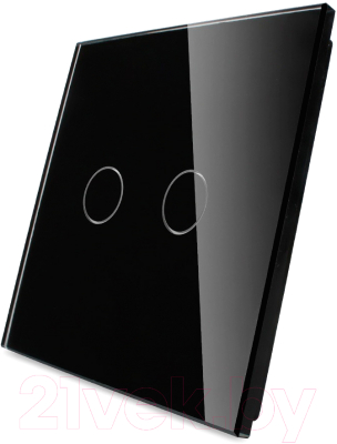 Лицевая панель для выключателя Livolo BB-C7-C2-12 (черный)