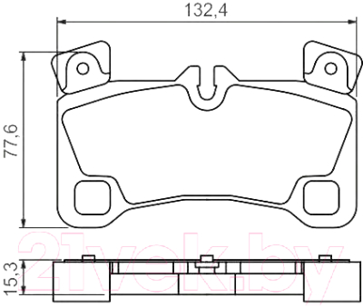 

Тормозные колодки Bosch, 0986494205