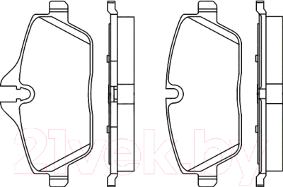

Тормозные колодки Bosch, 0986495251