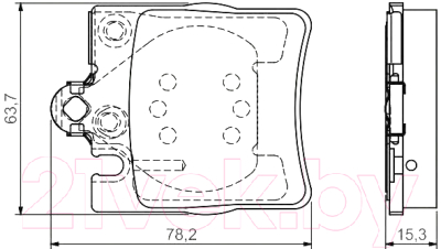 

Тормозные колодки Bosch, 0986495081