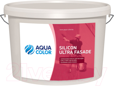 Краска AquaColor Silicon Ultra Fasade (14кг)