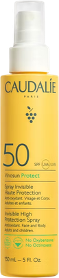 Спрей солнцезащитный Caudalie Vinosun Spray Invisible Haute Protection SPF50 (150мл) - 