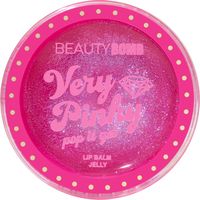 Бальзам для губ Beauty Bomb Very pinky pop it gel тон 01 прозрачный с фиолетовым - 