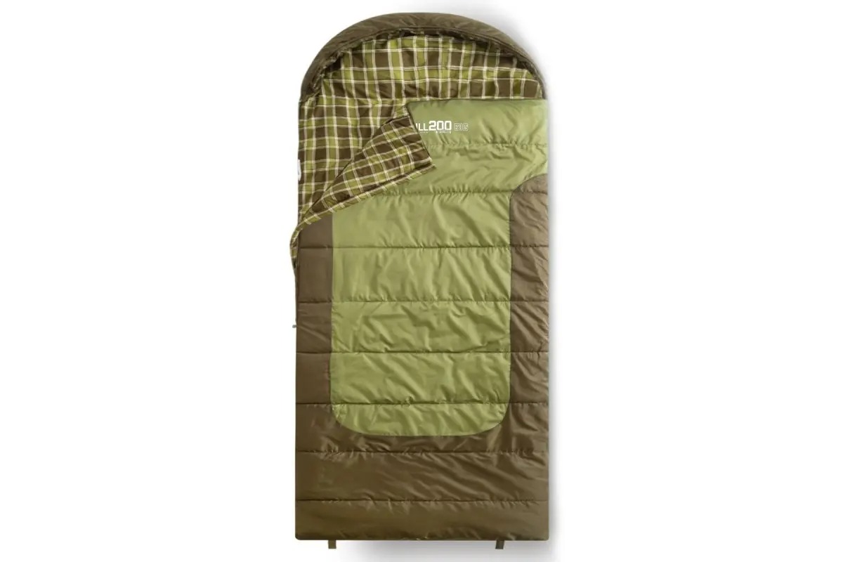 Спальный мешок RSP Outdoor Chill 200 Big / SB-СH-200-BIG-GNBR-R (зеленый/коричневый) — фото 3