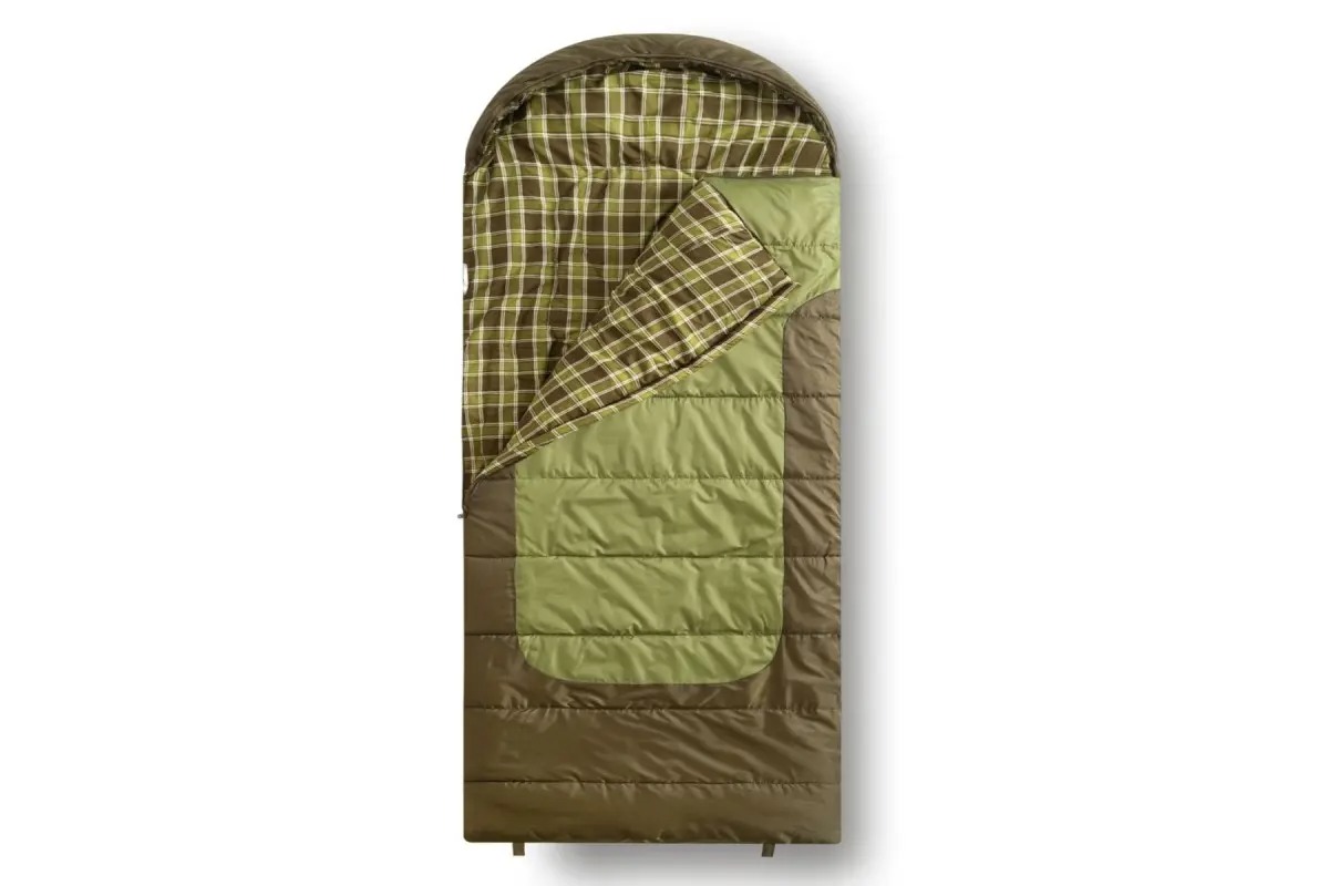 Спальный мешок RSP Outdoor Chill 200 Big / SB-СH-200-BIG-GNBR-R (зеленый/коричневый) — фото 4