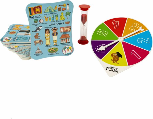 Настольная игра Bondibon Умная Сова Достопримечательности мира 2 / ВВ6350