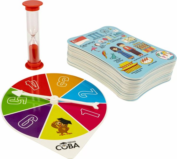 Настольная игра Bondibon Умная Сова Достопримечательности мира 2 / ВВ6350