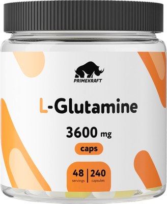 L-глютамин Prime Kraft Glutamine (240капсул)