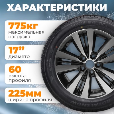 Зимняя шина ROYAL BLACK Royal Snow 225/60R17 99H