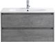 Тумба с умывальником BelBagno KRAFT-800-2C-SO-CG + LOV-800-LVB - 