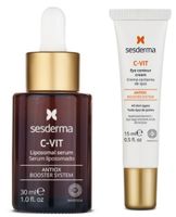 Набор косметики для лица Sesderma C-Vit Крем для век 15мл + Сыворотка для лица 30мл - 