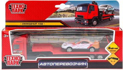 Автовоз игрушечный Технопарк Автоперевозчик / 1603I134-R