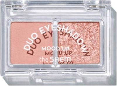 Тени для век The Saem Mood Up Duo Eyeshadow CR01 Sugar Coral