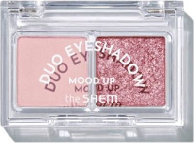 Тени для век The Saem Mood Up Duo Eyeshadow PK01 Mellow Pink