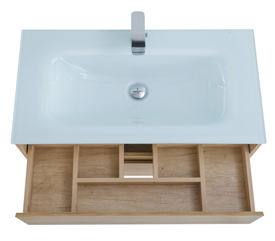 Тумба с умывальником BelBagno KRAFT-900-2C-SO-RNN + LOV-900-LVB