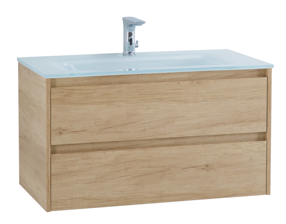 Тумба с умывальником BelBagno KRAFT-900-2C-SO-RNN + LOV-900-LVB