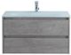 Тумба с умывальником BelBagno Kraft-900-2C-SO-CG + LOV-900-LVB - 