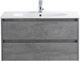 Тумба с умывальником BelBagno Kraft-1000-2C-SO-CG + LOV-1000-LVB - 