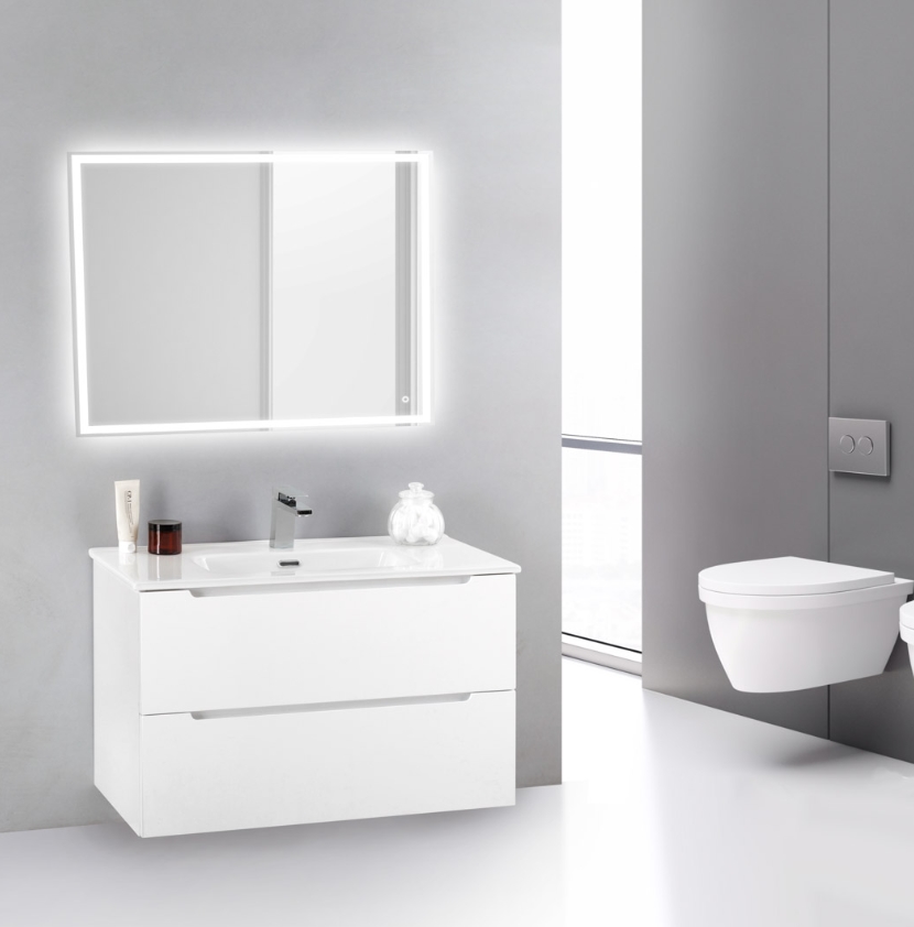 Тумба с умывальником BelBagno 39-700/390-2C-SO-BL-P + BB700/390ETL