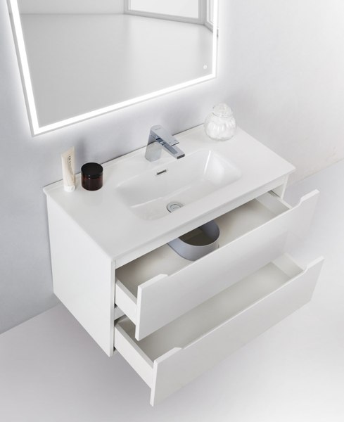 Тумба с умывальником BelBagno 39-700/390-2C-SO-BL-P + BB700/390ETL