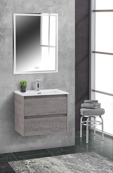 Тумба с умывальником BelBagno KRAFT39-700/390-2C-SO-CG + BB700/390ETL