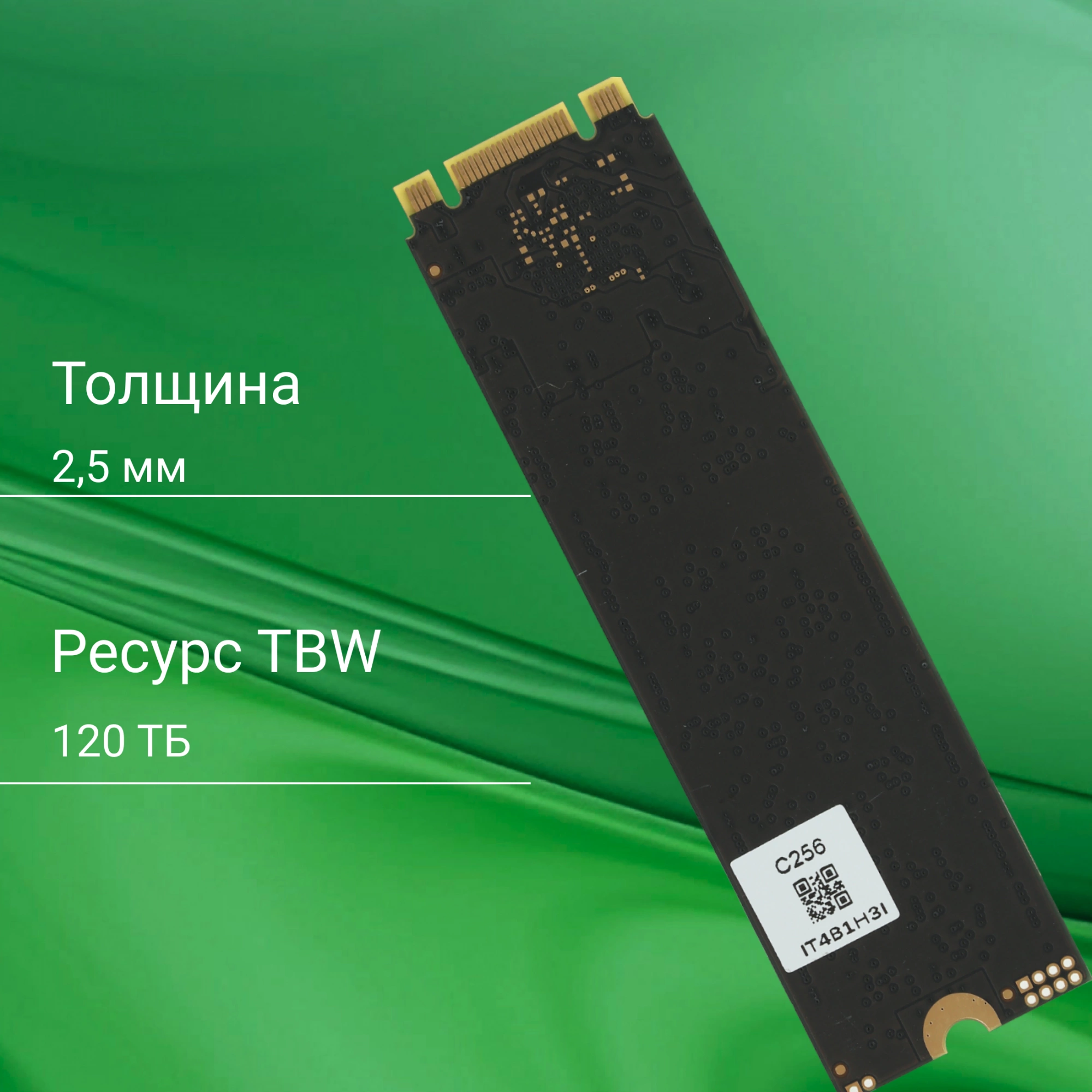 SSD диск Digma Run S9 M.2 2280 256GB DGSR1256GS93T