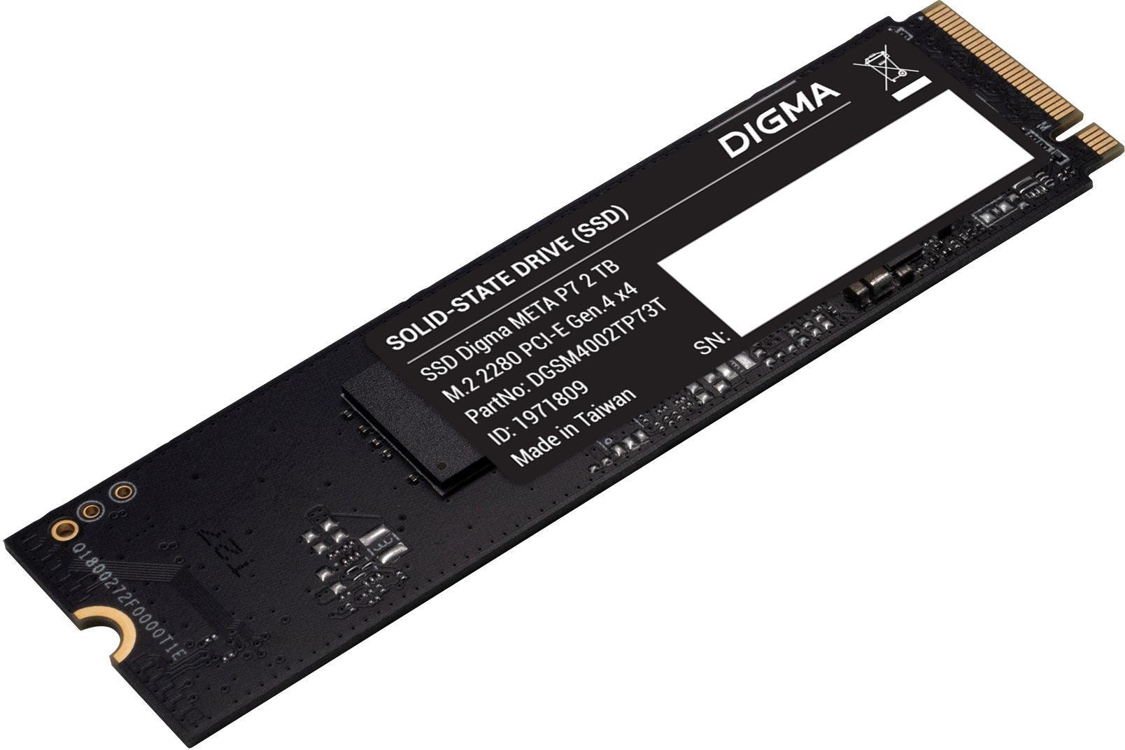 SSD диск Digma Meta P7 M.2 2280 2TB DGSM4002TP73T