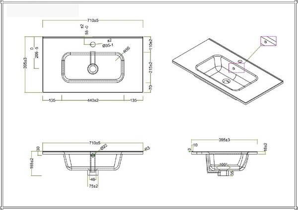 Купить Тумба с умывальником BelBagno ETNA39-700/390-2C-SO-RW-P + BB700/390ETL в Гомеле