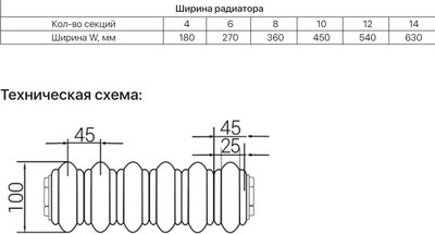 Радиатор стальной Faberg Extra 3 (белый RAL-9016, 6 секций)