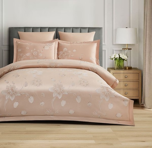 Комплект постельного белья Arya Majestik Salmon 2сп / 8680943241344 (розовый)