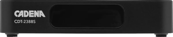 Тюнер цифрового телевидения Cadena CDT-2388S (черный)