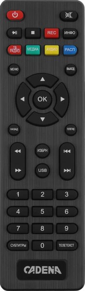 Тюнер цифрового телевидения Cadena CDT-2388S (черный)