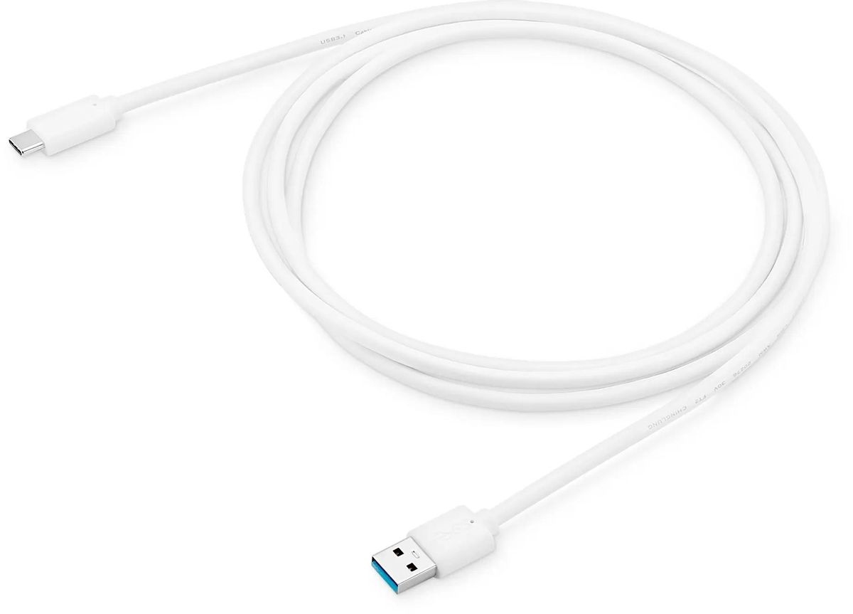 Кабель Buro BHP USB-TPC-1.8W (1.8м, белый) — фото 1