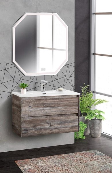 Тумба с умывальником BelBagno 39-800/390-2C-SO-PP + BB800/390ETL