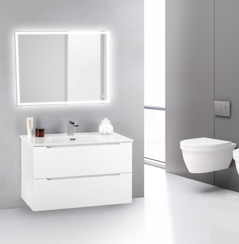 Тумба с умывальником BelBagno 39-800/390-2C-SO-BL-P + BB800/390ETL