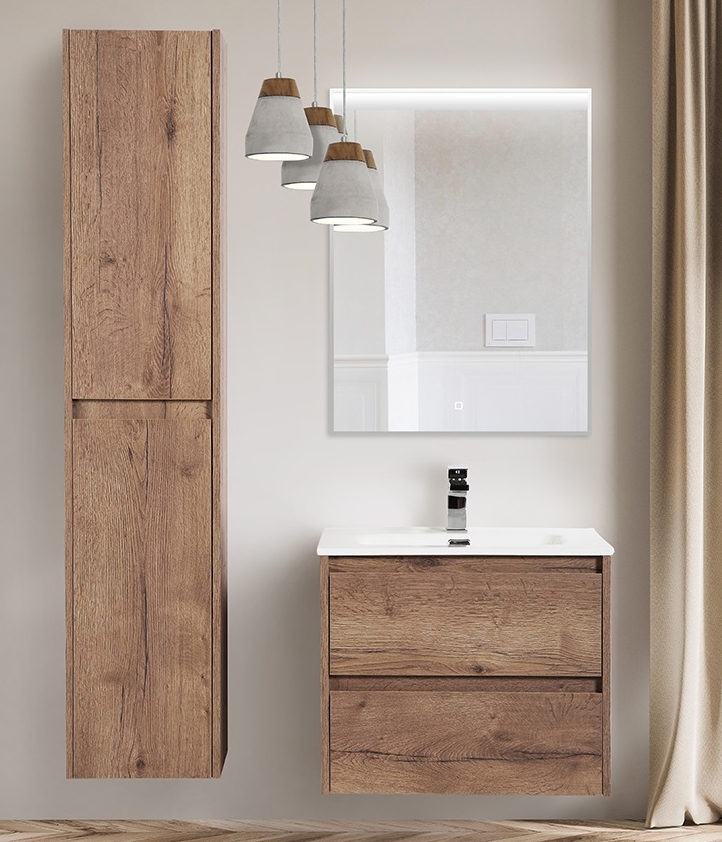 Тумба с умывальником BelBagno KRAFT-500-2C-SO-RT + BB500ETL