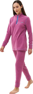 Комплект термобелья Huntsman Thermoline ZIP Флис (р.48-50, фиолетовый) -