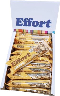 Энергетические батончики EFFORT Миндаль-арахис (20x35г) - 