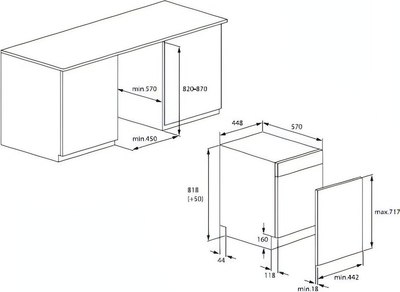 Посудомоечная машина Hotpoint IS 2D87 D