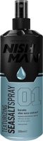 Спрей для укладки волос NishMan SeaSalt Spray 02 (200мл) - 