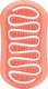 Расческа Solomeya Aroma Brush for Wet & Dry hair Peach mini / 14-2111 (c ароматом персика) - 