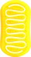 Расческа Solomeya Aroma Brush for Wet & Dry hair Lemon mini / 14-2062 (c ароматом лимона) - 