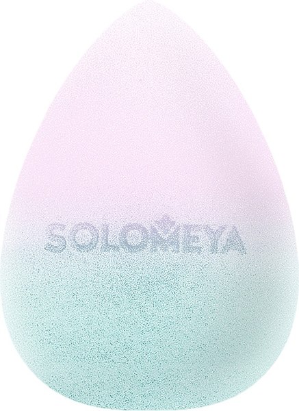 Спонж для макияжа Solomeya Color Changing blending Blue-pink / 06-975