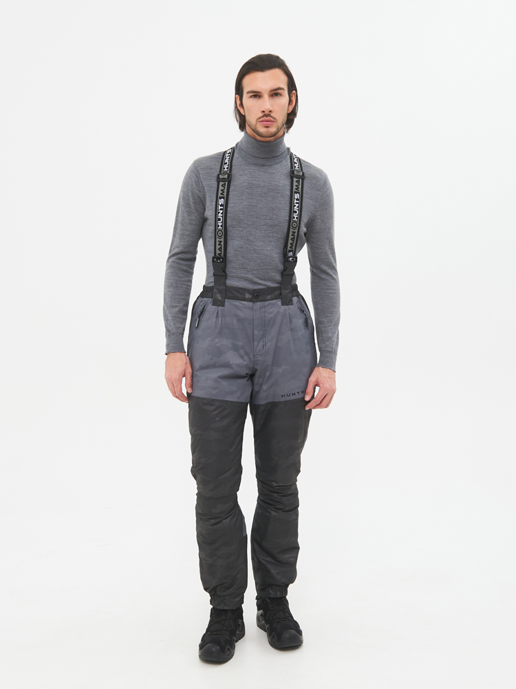 Костюм для охоты и рыбалки Huntsman Горка-Люкс -25°C Серый Breathable (р.56-58/170-176) — фото 4