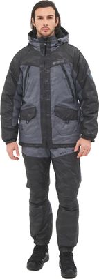 Костюм для охоты и рыбалки Huntsman Горка-Люкс -25°C Серый Breathable (р.60-62/170-176)