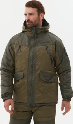 Костюм для охоты и рыбалки Huntsman Горка-Люкс -25°C Хаки Breathable (р.44-46/182-188)